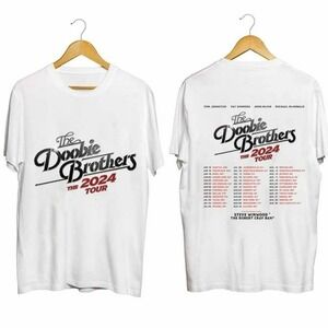Doobie Brothers 2024 Tour T Shirt Rock Band Fan Gift Retro 2 Sided